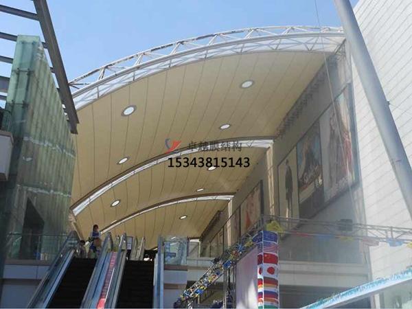 銅陵膜結(jié)構(gòu)雨棚工程設計施工案例 　　