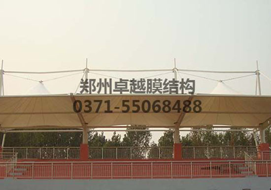 石家莊<font color='red'>膜結構看臺</font>/舞臺【石家莊人民醫(yī)學高等?？茖W校等】工程設計施工案例